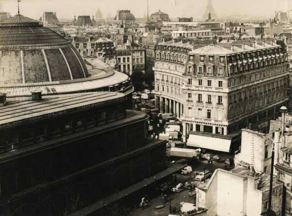Photographie des Halles Baltard - Paris 1960 - Tirage Argentique Original d'époque