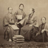 CDV Japon Marchands de Papier WASHI - Tirage albuminé original ca 1860