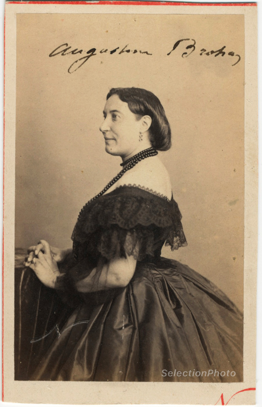 Augustine BROHAN par Nadar - Tirage original Augustine BROHAN par Nadar - Tirage original