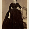 Marie Edile RIQUIER by Léon CREMIERE - Vintage albumen print format CDV ca 1870