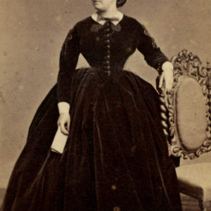 Marie Edile RIQUIER par Léon CREMIERE - Tirage albuminé original format CDV ca 1870