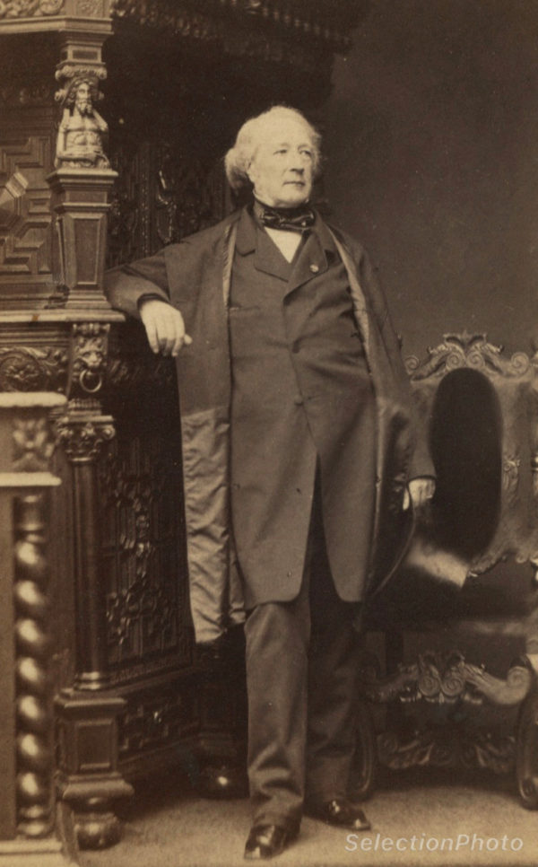 Louis HENRIQUEL-DUPONT engraver - Vintage albumen print format CDV ca 1870