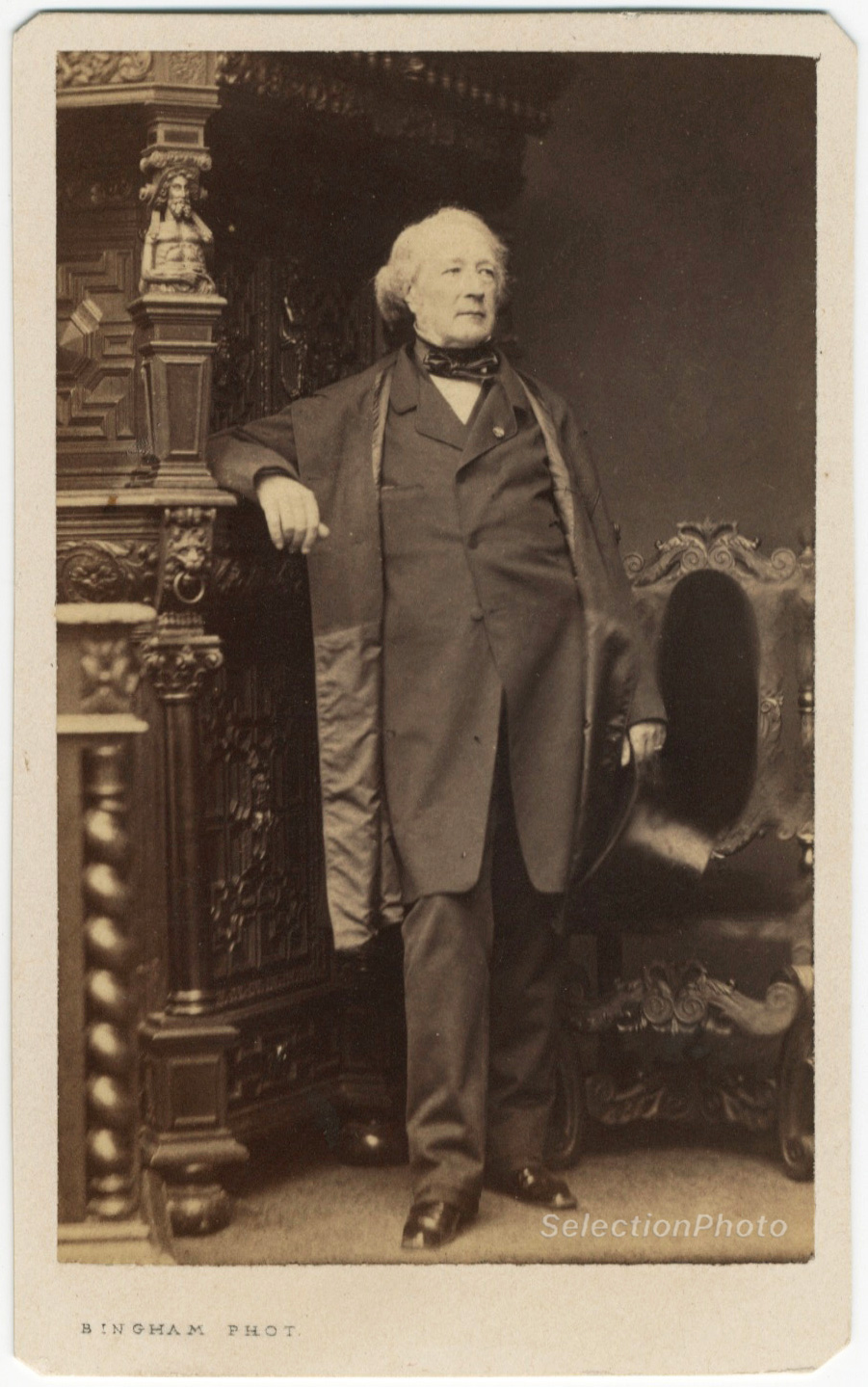 Louis HENRIQUEL-DUPONT graveur - Tirage albuminé original format CDV ca 1870