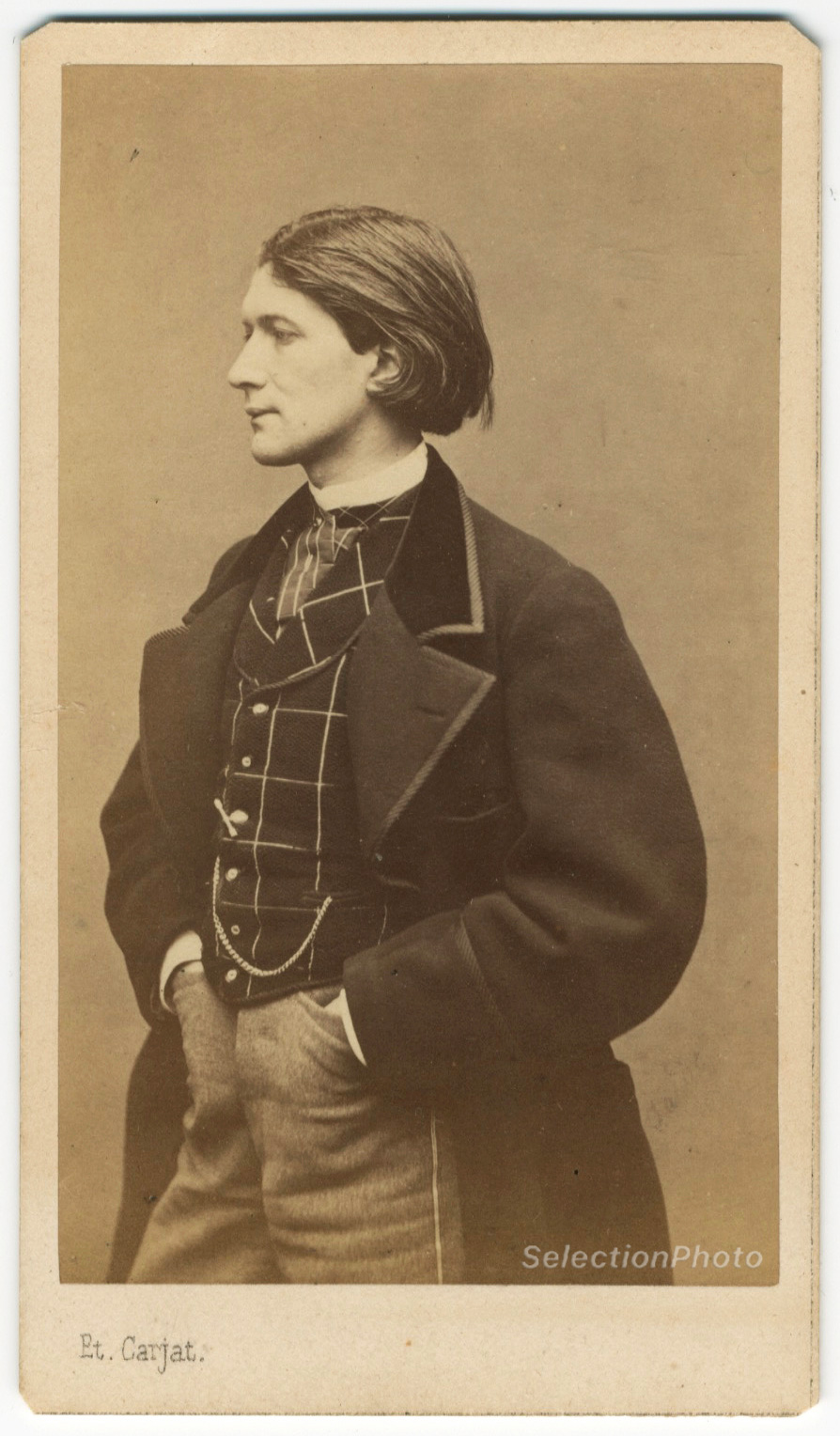 Victorien SARDOU writer - Vintage albumen print format CDV ca 1870