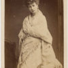 Portrait de Sarah BERNHARDT par Joseph TOURTIN - Tirage albuminé original format CDV ca 1870