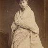 Portrait of Sarah BERNHARDT by Joseph TOURTIN - Vintage albumen print format CDV ca 1870