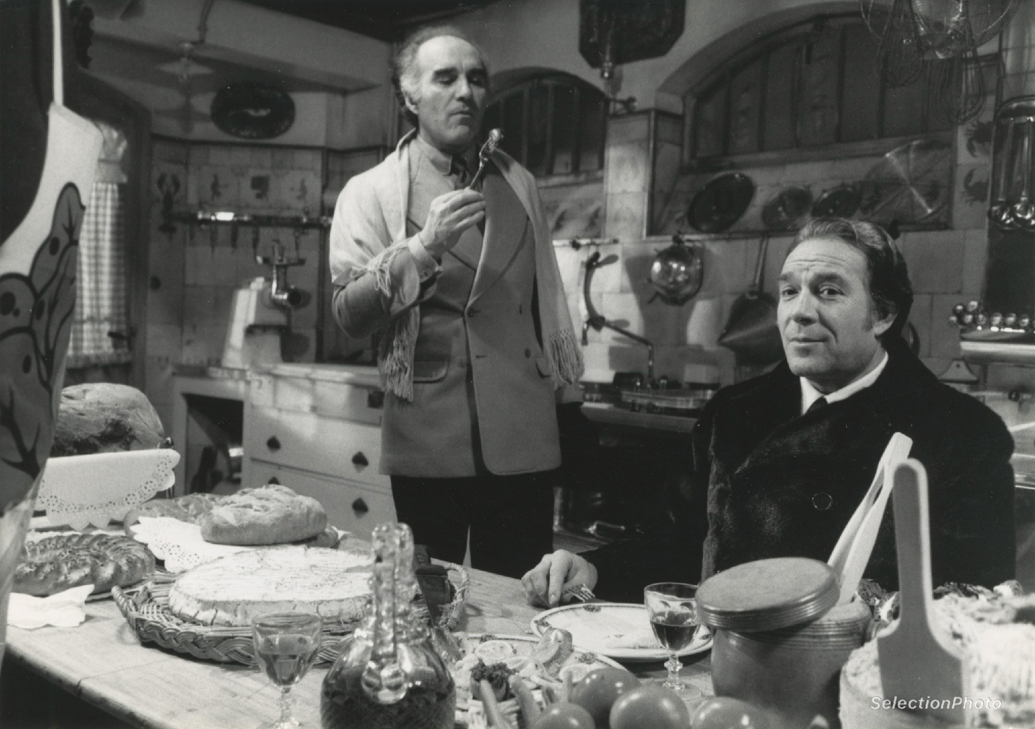 Film La Grande Bouffe de Marco FERRERRI - 4 Tirages Argentiques 1973 - 13x17cm