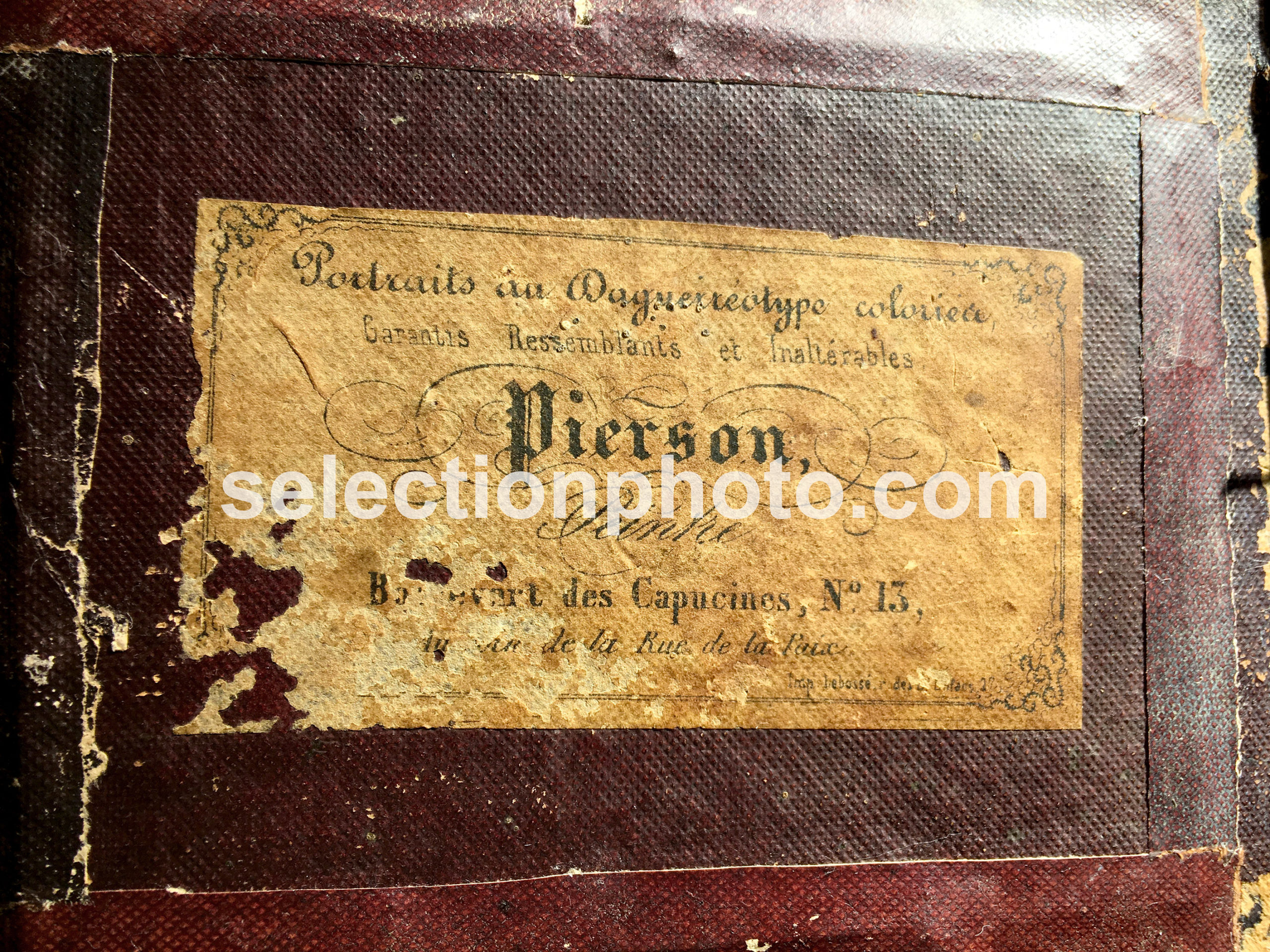 Pierre-Louis PIERSON - DAGUERREOTYPE 1/9e - Portrait d'une Jeune Femme - 6x7cm Pierre-Louis PIERSON - DAGUERREOTYPE 1/9e - Portrait d'une Jeune Femme - 6x7cm