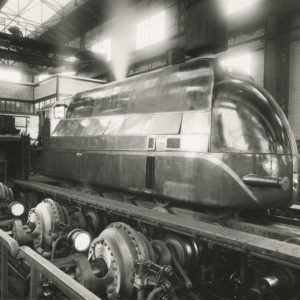 Photographie du Banc DYNAMOMÉTRIQUE de Vitry (France) - Locomotives PLM 221. 2 Tirages Originaux d'Époque