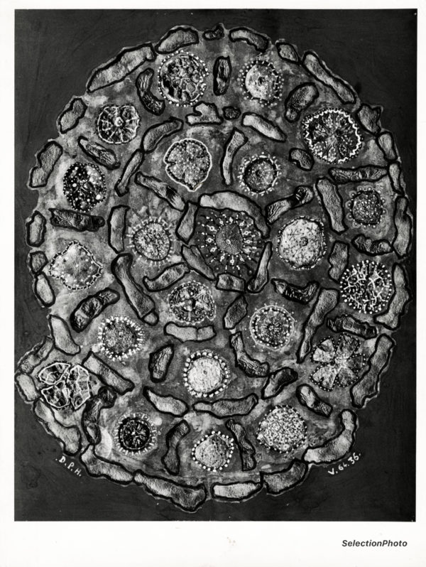 Trésor du Labyrinthe Philippe DEREUX Vintage Print by R. OHANIAN 1964 7x8in