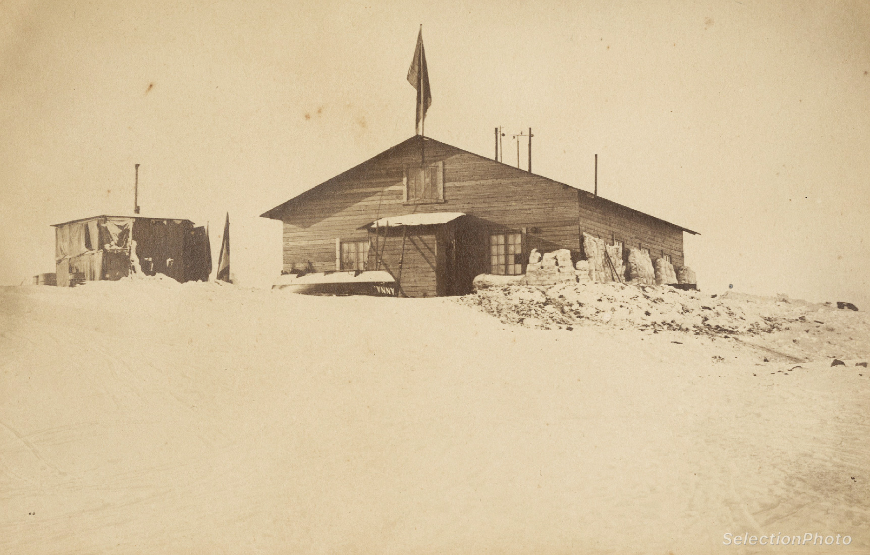 Expedition SPITZBERG Nordenskiöld 1872 - 4 Vintage Albumen Prints by Axel Enwall