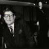 Photograph Yves SAINT LAURENT at the Fashion Museum 1986 Vintage Print 8.7x6in