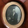 Portrait DAGUERREOTYPE 1/6 eme de plaque - Homme en Redingote - 7,2 x 9,5 cm