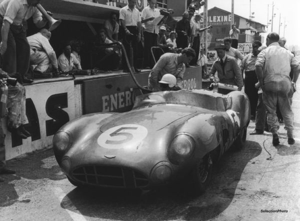 Aston Martin DBR 1 - 24 hours of Le Mans 1959 - Original Silver Print 12x16in