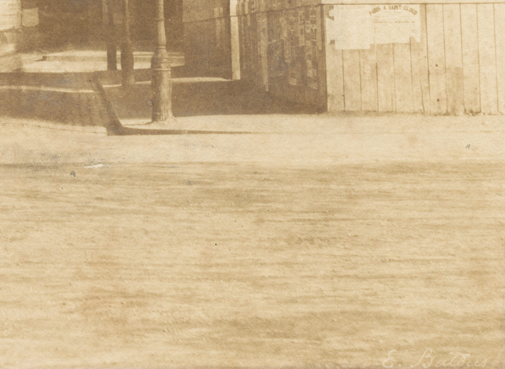 Edouard BALDUS Saint Gervais PARIS - Salt Print from Calotype 1855 - 17x13in