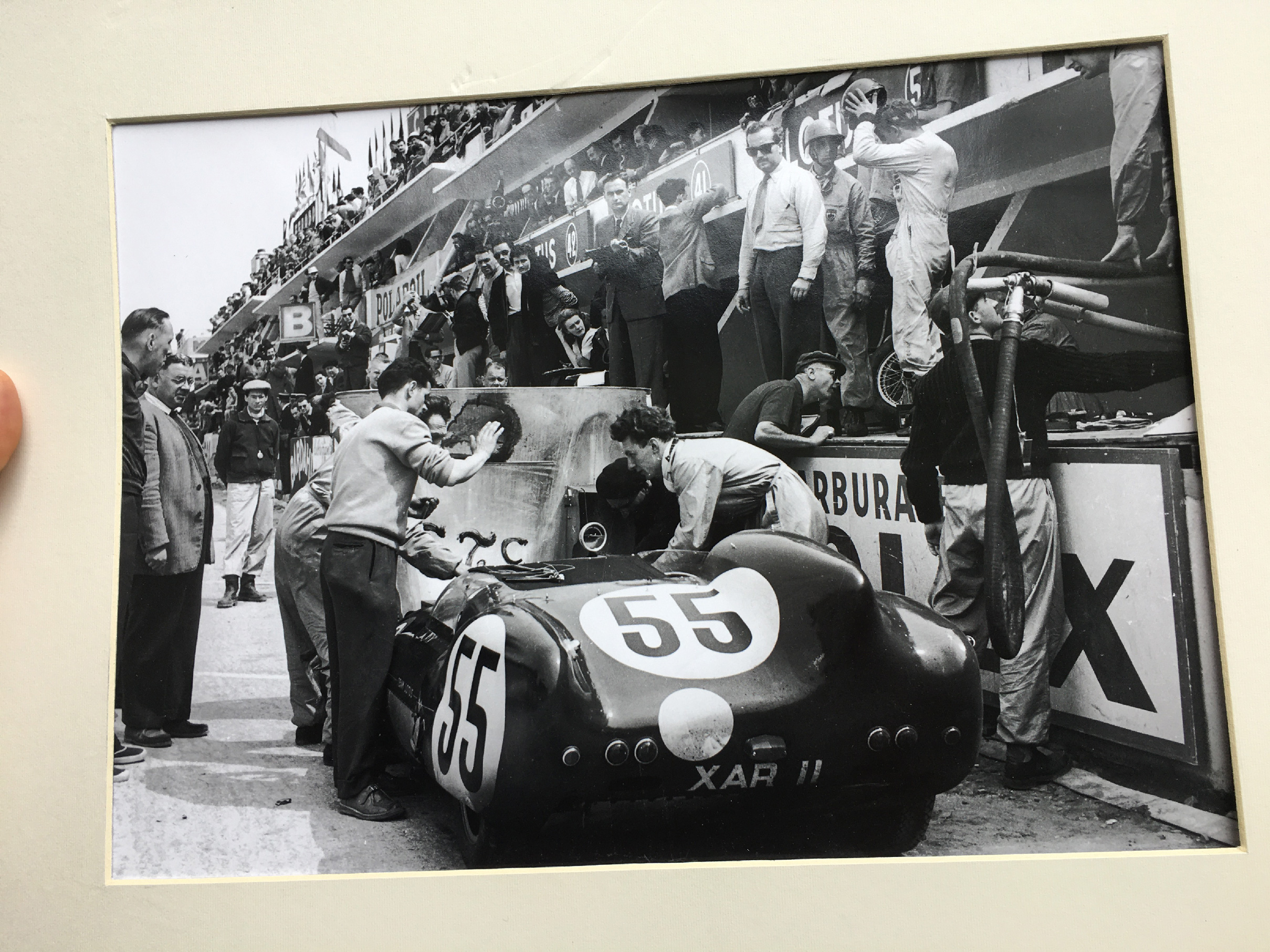 Lotus Eleven - 24 hours of Le Mans 1957 - Original Silver Print 12x16in