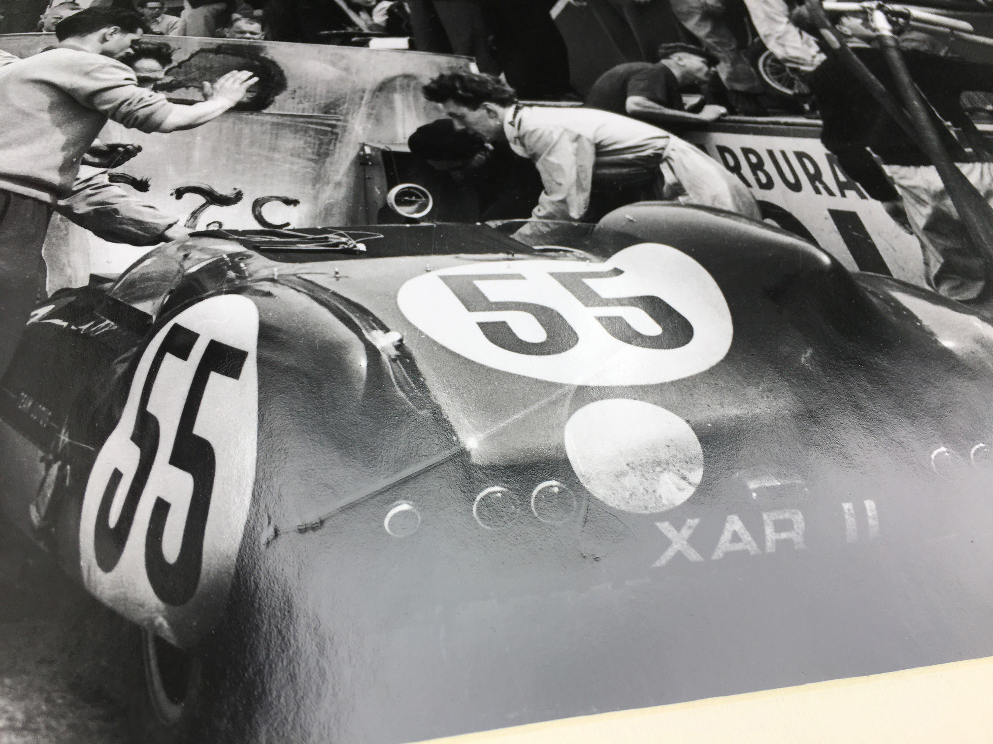 Lotus Eleven - 24 hours of Le Mans 1957 - Original Silver Print 12x16in
