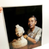 Photo HERGÉ by Robert KAYAERT - TINTIN's Bust - Beautiful Original Print 16×20in