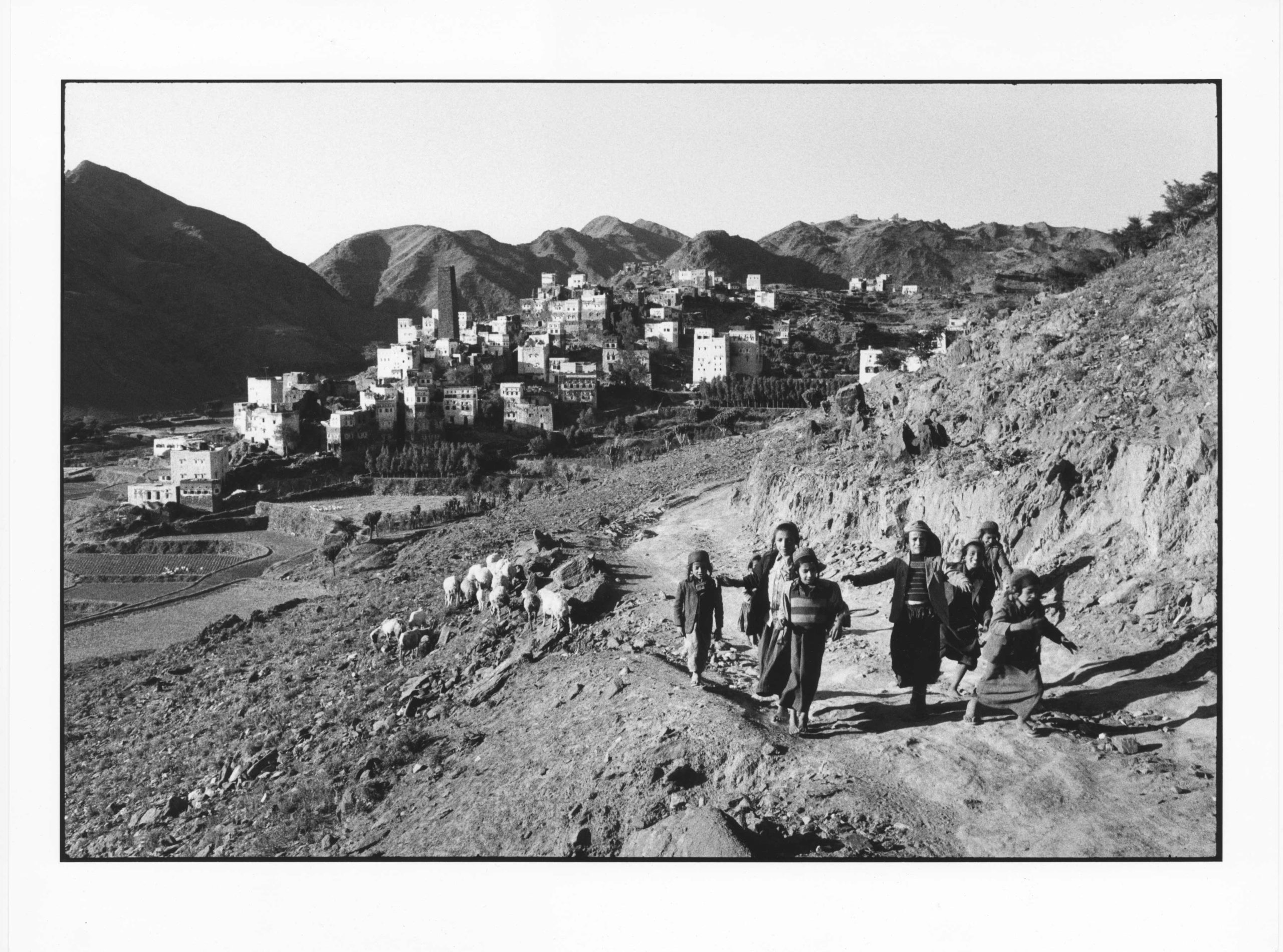 F. BRENNER Enfants Juifs du Yémen 1983 - DIASPORA - Tirage Argentique Original 46x31cm