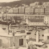 Panoramic view of ALGIERS - Portier c 1870 - Vintage Albumen Print 55x7.5 in