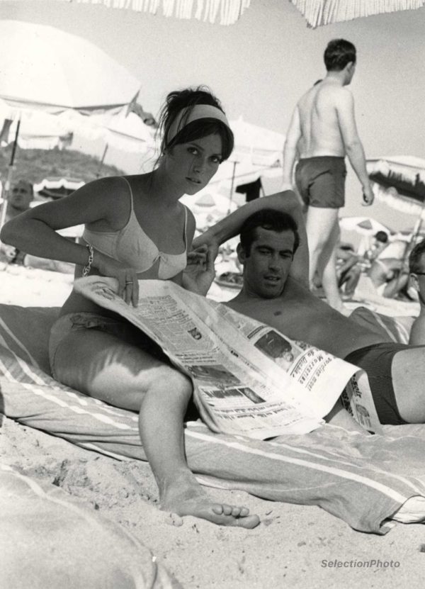 Catherine DENEUVE et Roger VADIM 1961 Tirage Argentique Original - 22x16cm