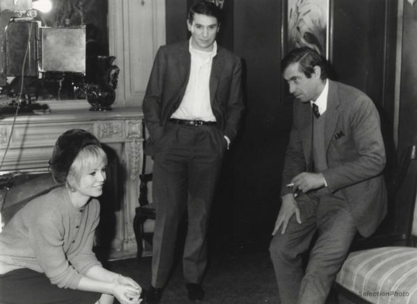 Brigitte BARDOT, Vadim et Hossein, Tournage Le repos du Guerrier 1962 Tirage Original 22x16cm