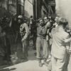 August 1944 - LIBERATION of Paris - Vintage Silver Print 9.4x8inches