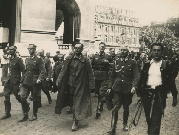 German officers August 1944 - Liberation of Paris - Vintage Print 9.4x7in