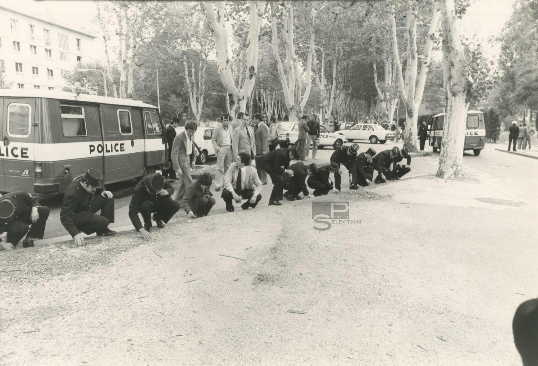 photo-assassinat-juge-michel-02 Meurtre du JUGE MICHEL Marseille 1981 - 3 Tirages Argentiques Originaux 26x18cm