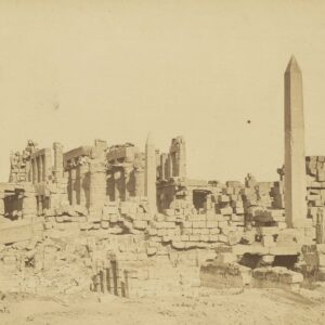 Égypte BEATO (Felice) - KARNAK - Tirage Albuminé Original vers 1880 - 37x26cm