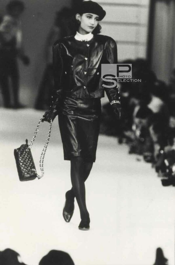 Fashion Show CHANEL 1985 - Prêt à Porter - Vintage Silver Print 9x6in