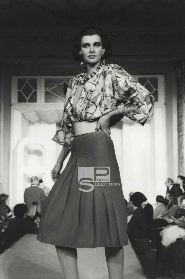 Pino LANCETTI Fashion Show 1985 - Prêt à Porter - Vintage Print 9x6