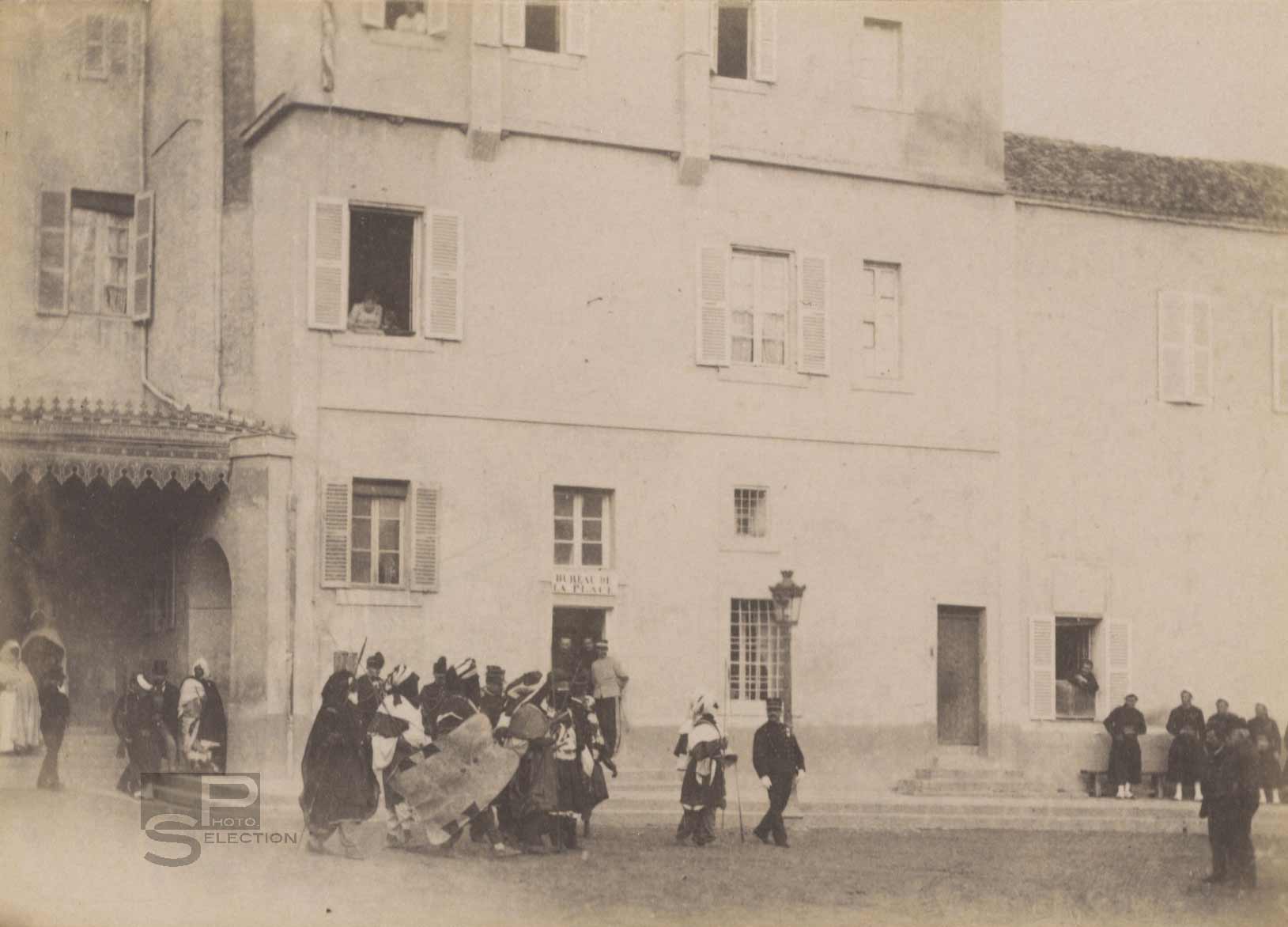 Emir at the Palace of CONSTANTINE Algeria - 4 Vintage Prints circa 1880 - 4.3x3.1in