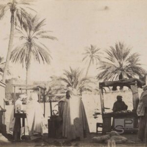 Marché SIDI OKBA c.1880 Algérie - Tirage Albuminé Original d'Époque - 11x8cm
