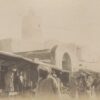KAIROUAN rue Saussier Tunisie - Le marché vers 1880 - Tirage Albuminé - 11x8cm