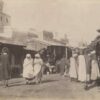 Le marché de KAIROUAN Rue Saussier Tunisie - c.1880 - Tirage Albuminé - 11x8cm