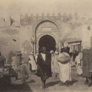 Porte de Tunis KAIROUAN - Tunisie - vers 1880 - Tirage Albuminé - 11x8cm