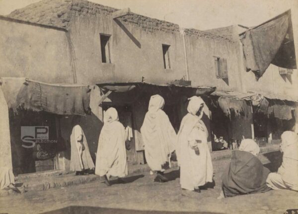 KAIROUAN Tunisie - vers 1880 - Tirage Albuminé Original - 11x8cm