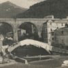 Roman Bridge BOGLIASCO - Italy 1910 - Levant shore - Original print 8.6x6.7in