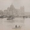 Harbor of ALGIERS 1880 - Algeria - Vintage Albumen Print 4.3x3.1in