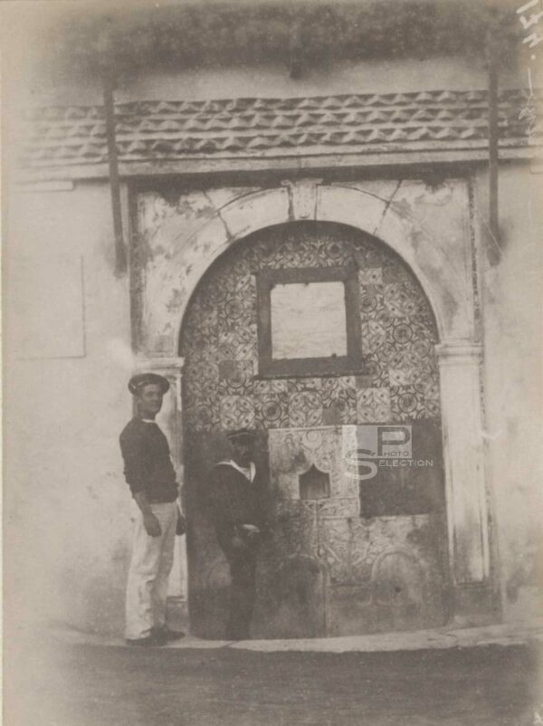Fontaine de l'Amirauté d'ALGER - Algérie 1880 - Tirage Albumine Original 11x8cm