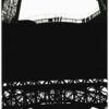 The EIFFEL Tower against the light - Paris 1976 - Vintage Silver Print 15x9.8in