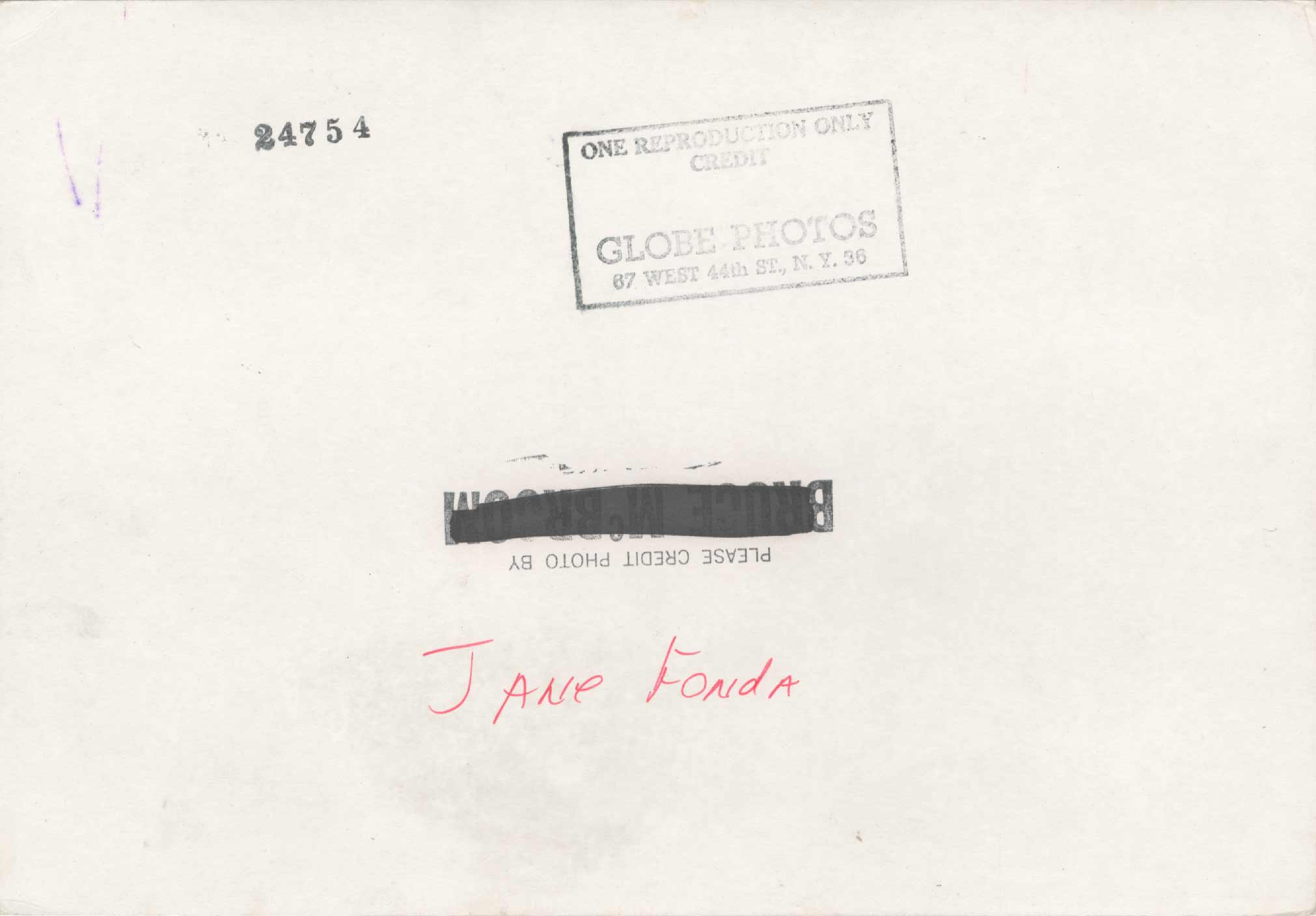 Jane FONDA par Bruce McBROOM 1969 - Tirage Argentique Original 24x16cm