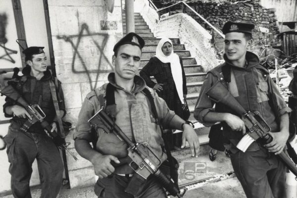 David TURNLEY - Cisjordanie HÉBRON - Militaires - Tirage Original 19x28cm