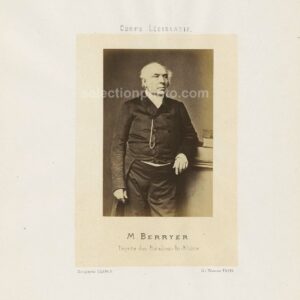 Pierre-Antoine BERRYER député Second Empire des Bouches du Rhône - Albumine par Franck 6x10cm