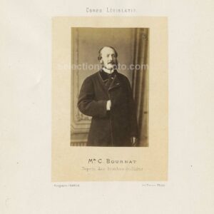 Calixte BOURNAT député Second Empire des Bouches du Rhône - Albumine par Franck 6x10cm