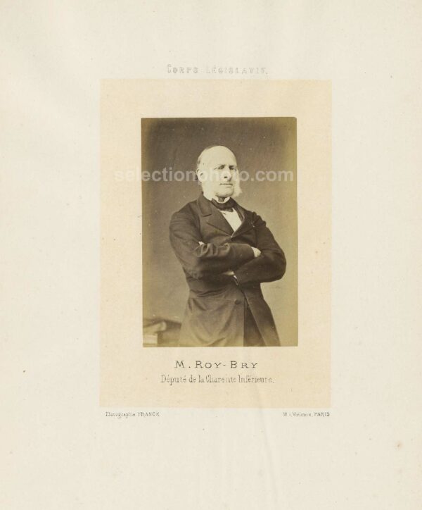Eugène ROY-BRY député Second Empire de la Charente Inférieure - Albumine par Franck 6x10cm