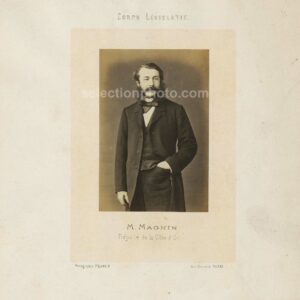 Joseph Pierre MAGNIN député Second Empire de la Côte d'Or - Albumine par Franck 6x10cm
