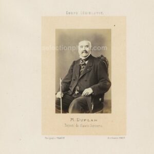 Joseph DUPLAN député Second Empire de la Haute-Garonne - Albumine 6x10cm