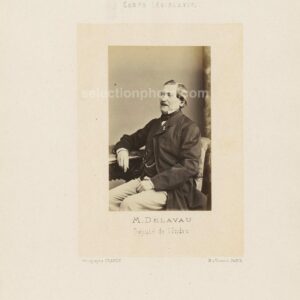 François Charles DELAVAU député Second Empire de l'Indre - Albumine par Franck 6x10cm